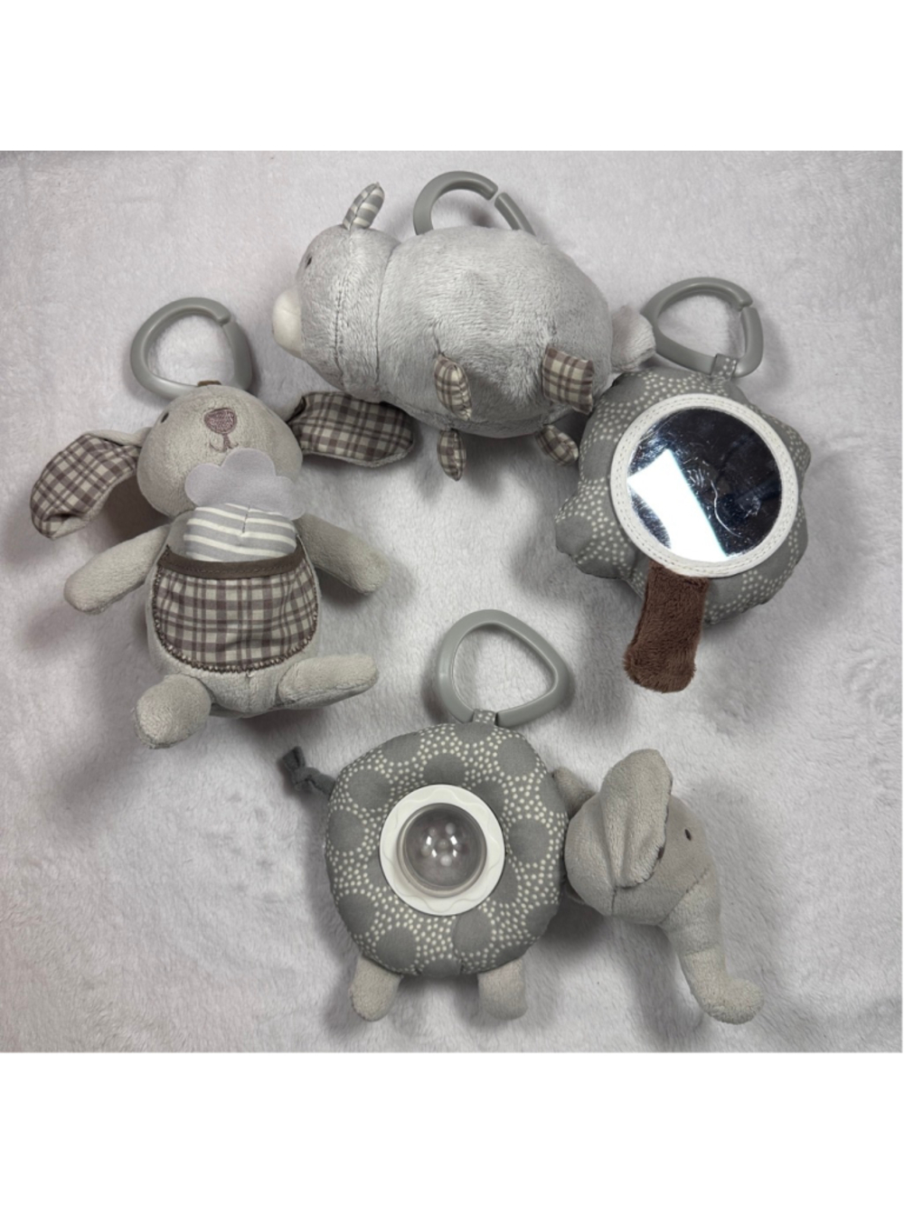Skip Hop Baby Playmat Hanging Toys Plush Rattle Mirror Replacement Set